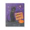 Stupell Industries Happy Halloween Black Cat Canvas Wall Art